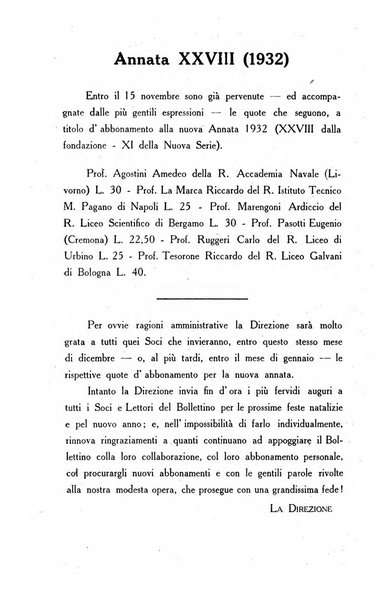 Bollettino di matematica giornale scientifico didattico per l'incremento degli studi matematici nelle scuole medie