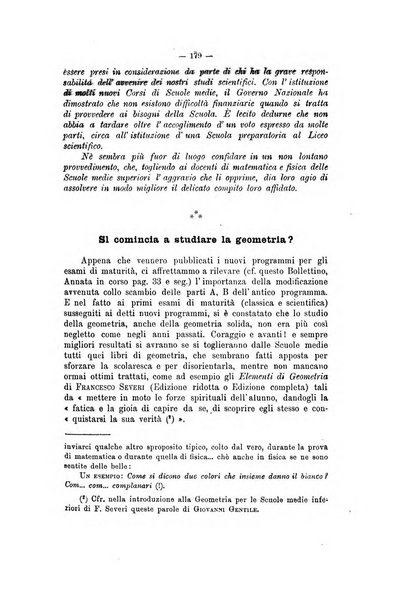 Bollettino di matematica giornale scientifico didattico per l'incremento degli studi matematici nelle scuole medie