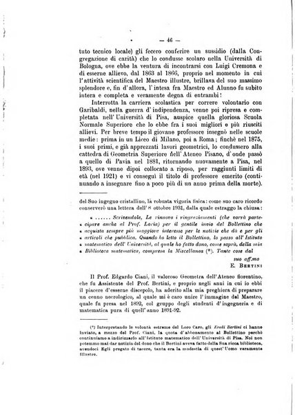 Bollettino di matematica giornale scientifico didattico per l'incremento degli studi matematici nelle scuole medie