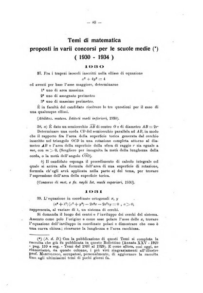 Bollettino di matematica giornale scientifico didattico per l'incremento degli studi matematici nelle scuole medie