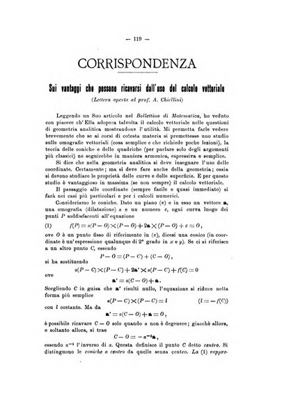 Bollettino di matematica giornale scientifico didattico per l'incremento degli studi matematici nelle scuole medie