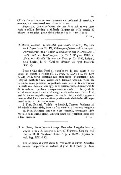 Bollettino di matematica giornale scientifico didattico per l'incremento degli studi matematici nelle scuole medie