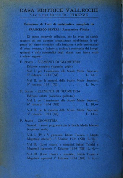 Bollettino di matematica giornale scientifico didattico per l'incremento degli studi matematici nelle scuole medie