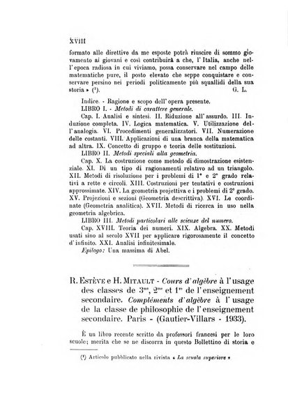 Bollettino di matematica giornale scientifico didattico per l'incremento degli studi matematici nelle scuole medie