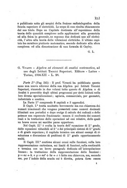 Bollettino di matematica giornale scientifico didattico per l'incremento degli studi matematici nelle scuole medie