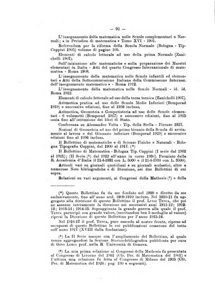 Bollettino di matematica giornale scientifico didattico per l'incremento degli studi matematici nelle scuole medie