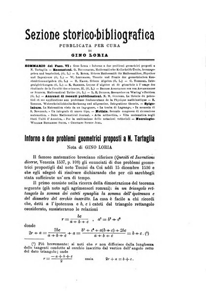 Bollettino di matematica giornale scientifico didattico per l'incremento degli studi matematici nelle scuole medie