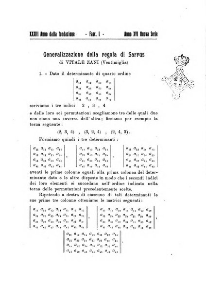 Bollettino di matematica giornale scientifico didattico per l'incremento degli studi matematici nelle scuole medie