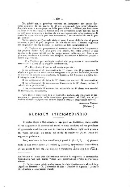 Bollettino di matematica giornale scientifico didattico per l'incremento degli studi matematici nelle scuole medie