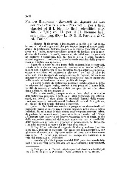 Bollettino di matematica giornale scientifico didattico per l'incremento degli studi matematici nelle scuole medie