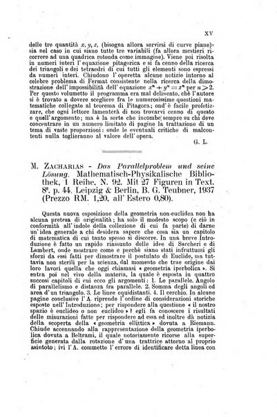 Bollettino di matematica giornale scientifico didattico per l'incremento degli studi matematici nelle scuole medie