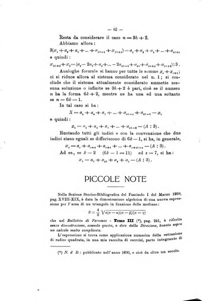 Bollettino di matematica giornale scientifico didattico per l'incremento degli studi matematici nelle scuole medie