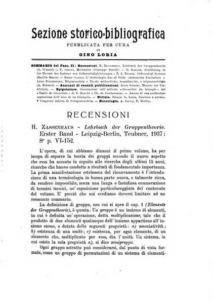 Bollettino di matematica giornale scientifico didattico per l'incremento degli studi matematici nelle scuole medie