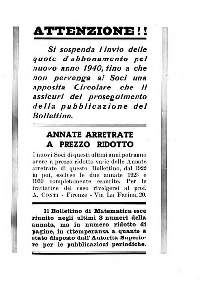 Bollettino di matematica giornale scientifico didattico per l'incremento degli studi matematici nelle scuole medie