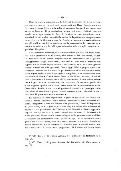 Bollettino di matematica giornale scientifico didattico per l'incremento degli studi matematici nelle scuole medie