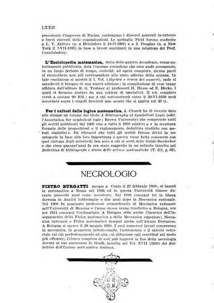 Bollettino di matematica giornale scientifico didattico per l'incremento degli studi matematici nelle scuole medie