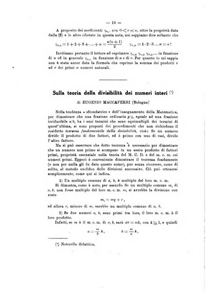 Bollettino di matematica giornale scientifico didattico per l'incremento degli studi matematici nelle scuole medie