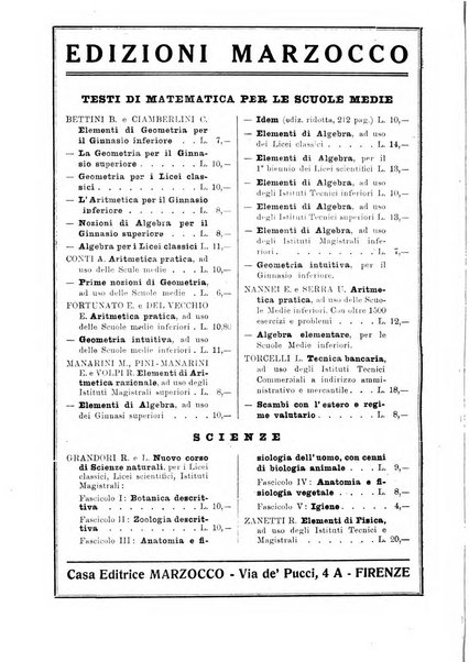 Bollettino di matematica giornale scientifico didattico per l'incremento degli studi matematici nelle scuole medie