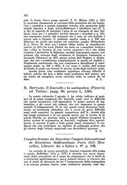 Bollettino di matematica giornale scientifico didattico per l'incremento degli studi matematici nelle scuole medie