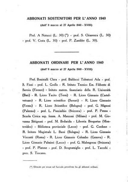 Bollettino di matematica giornale scientifico didattico per l'incremento degli studi matematici nelle scuole medie