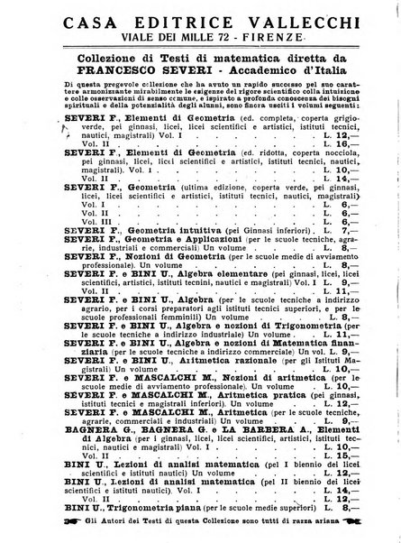 Bollettino di matematica giornale scientifico didattico per l'incremento degli studi matematici nelle scuole medie