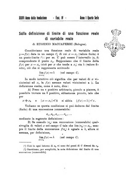 Bollettino di matematica giornale scientifico didattico per l'incremento degli studi matematici nelle scuole medie