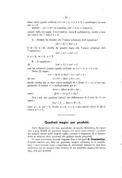 Bollettino di matematica giornale scientifico didattico per l'incremento degli studi matematici nelle scuole medie