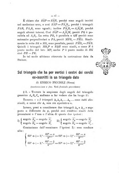 Bollettino di matematica giornale scientifico didattico per l'incremento degli studi matematici nelle scuole medie