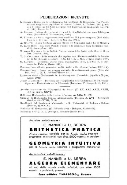 Bollettino di matematica giornale scientifico didattico per l'incremento degli studi matematici nelle scuole medie