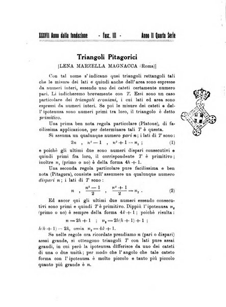 Bollettino di matematica giornale scientifico didattico per l'incremento degli studi matematici nelle scuole medie