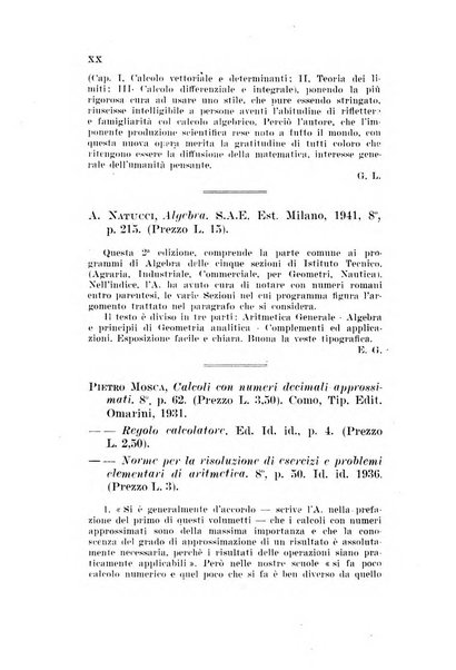 Bollettino di matematica giornale scientifico didattico per l'incremento degli studi matematici nelle scuole medie