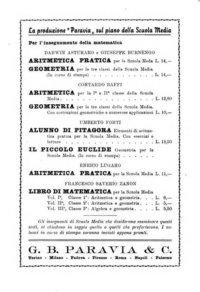 Bollettino di matematica giornale scientifico didattico per l'incremento degli studi matematici nelle scuole medie