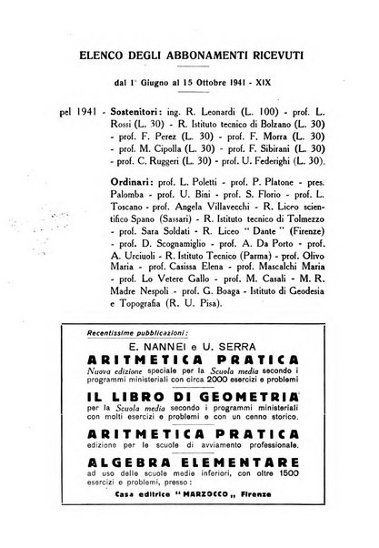 Bollettino di matematica giornale scientifico didattico per l'incremento degli studi matematici nelle scuole medie