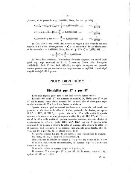 Bollettino di matematica giornale scientifico didattico per l'incremento degli studi matematici nelle scuole medie