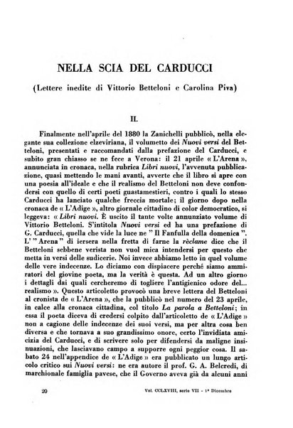 Nuova Antologia rivista di lettere, scienze ed arti