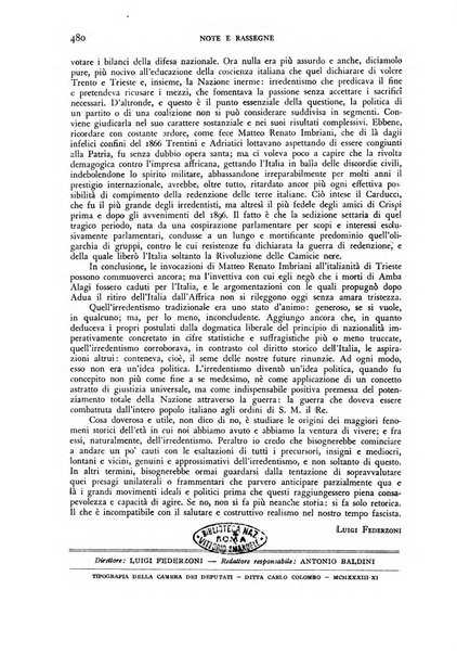 Nuova Antologia rivista di lettere, scienze ed arti