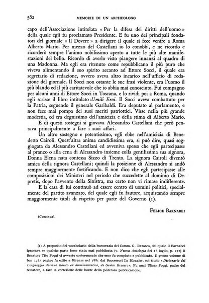 Nuova Antologia rivista di lettere, scienze ed arti