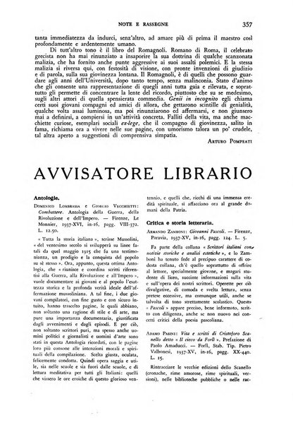 Nuova Antologia rivista di lettere, scienze ed arti