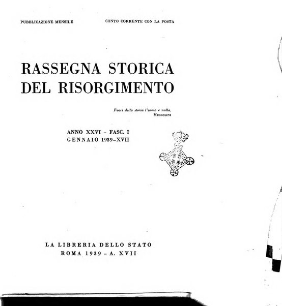 Rassegna storica del Risorgimento organo della Società nazionale per la storia del Risorgimento italiano