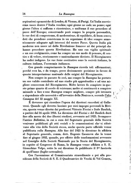 Rassegna storica del Risorgimento organo della Società nazionale per la storia del Risorgimento italiano