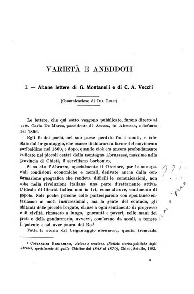 Rassegna storica del Risorgimento organo della Società nazionale per la storia del Risorgimento italiano