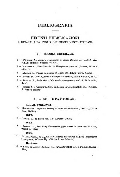 Rassegna storica del Risorgimento organo della Società nazionale per la storia del Risorgimento italiano