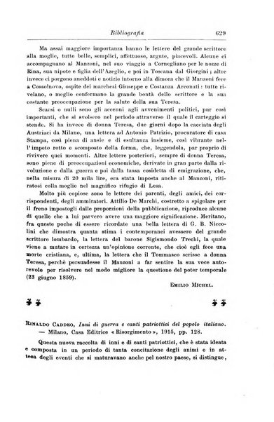 Rassegna storica del Risorgimento organo della Società nazionale per la storia del Risorgimento italiano