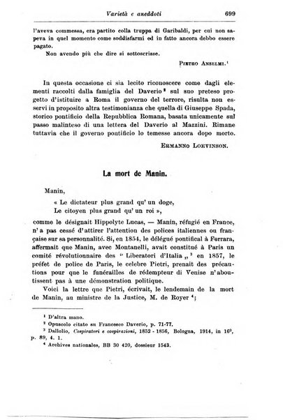 Rassegna storica del Risorgimento organo della Società nazionale per la storia del Risorgimento italiano