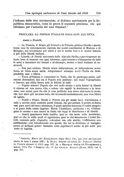 Rassegna storica del Risorgimento organo della Società nazionale per la storia del Risorgimento italiano