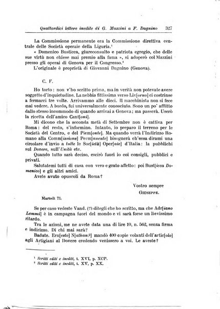 Rassegna storica del Risorgimento organo della Società nazionale per la storia del Risorgimento italiano