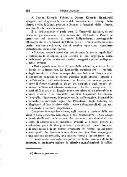 Rassegna storica del Risorgimento organo della Società nazionale per la storia del Risorgimento italiano