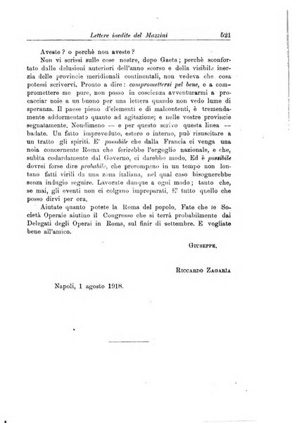 Rassegna storica del Risorgimento organo della Società nazionale per la storia del Risorgimento italiano