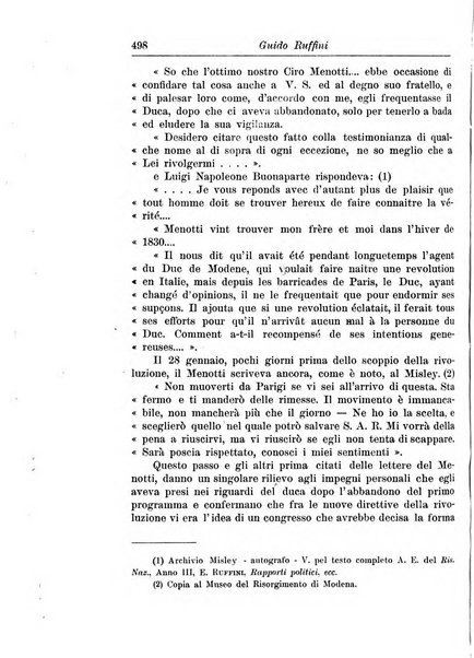 Rassegna storica del Risorgimento organo della Società nazionale per la storia del Risorgimento italiano