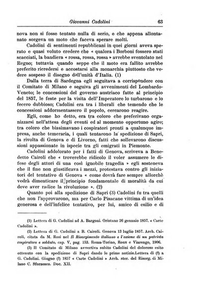 Rassegna storica del Risorgimento organo della Società nazionale per la storia del Risorgimento italiano